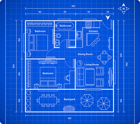 AI-analyzed floor plan preview